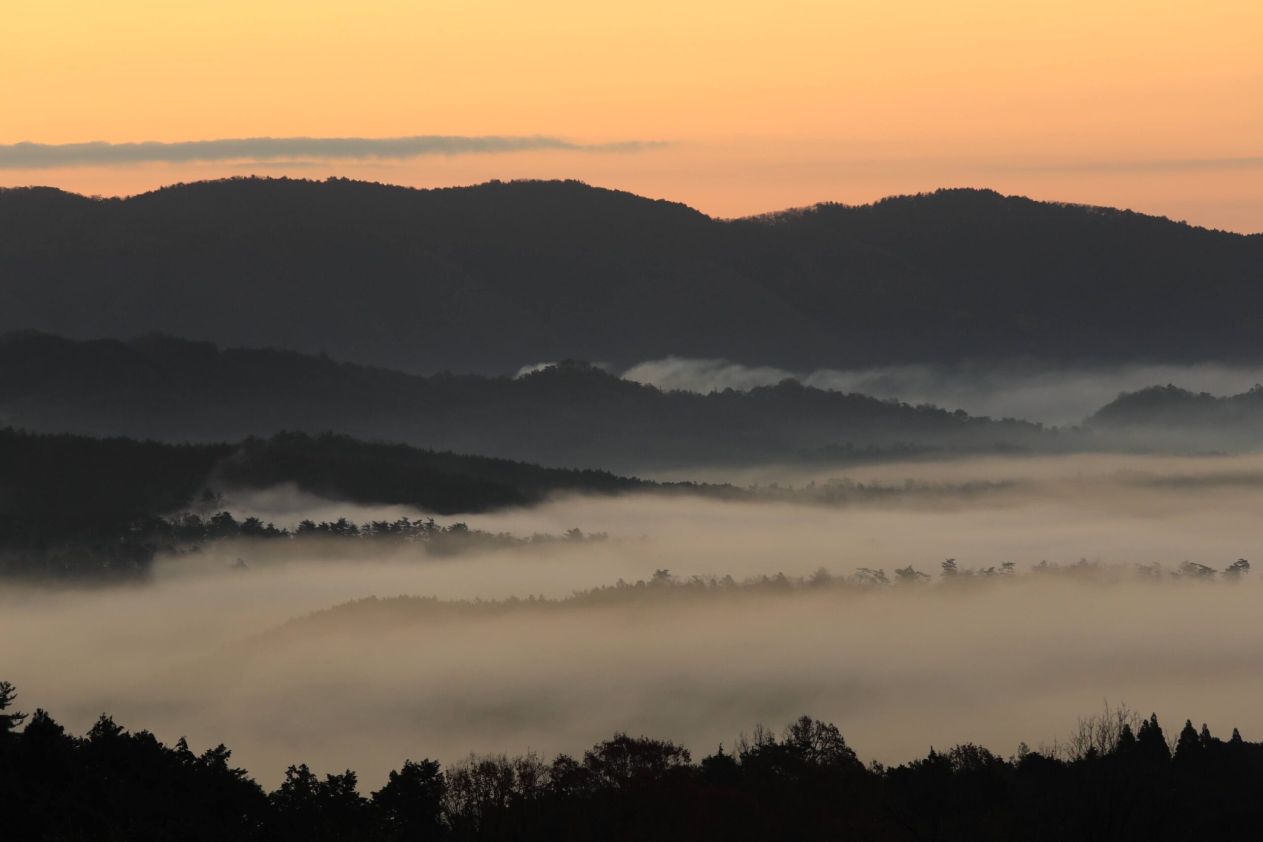 Cloud Sea from Nagi Sanroku Yama-no-Eki ②