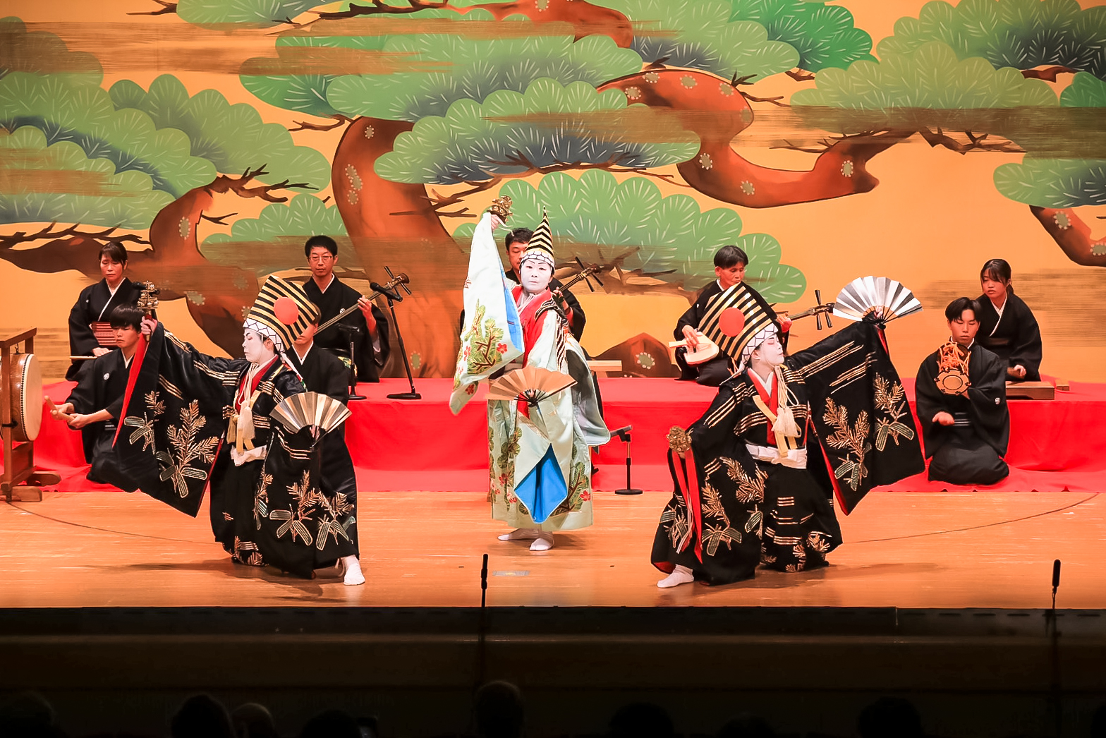 Yokozen Kabuki Main Performance Sanbaso Prelude